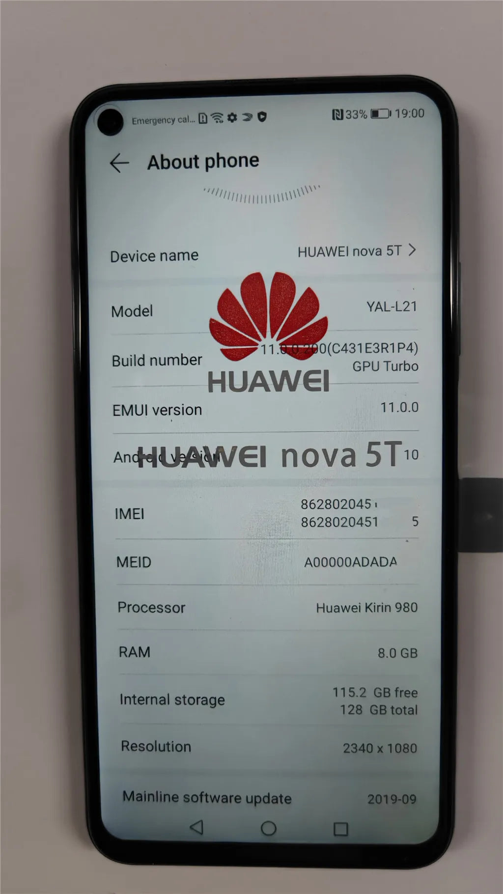 Global HUAWEI Nova 5T,Smartphone Android,Google Play Store,6.26 inch,128GB/256GB ROM,Mobile phone,48MP,4G Network,Cellphone