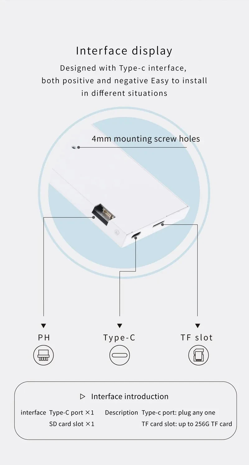 NEW Turing 8.8 inch IPS TYPEC Secondary Screen Case CPU GPU RAM Computer Monitoring USB Display Chassis Smart  AIDA Free