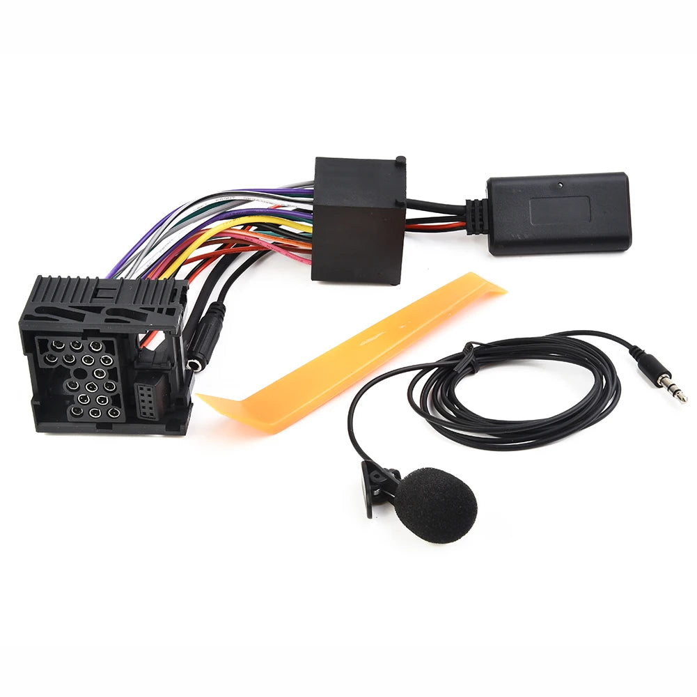 5908 Bluetooth-compatible Adapter With Microphone CD Cable For BMW E46 3 Series 320i, 320ci, 320cic, 323i, 323ci AUX IN  5-12V