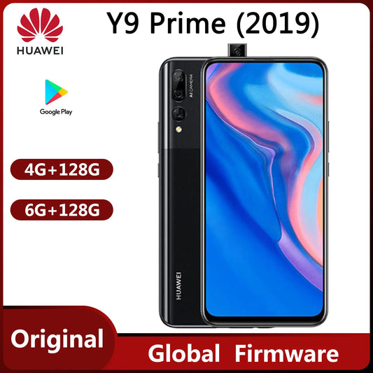 Huawei Y9 Prime(2019)4G SmartPhone Battery capacity 4000mAh 16MP Camera full screen unlocked used phone