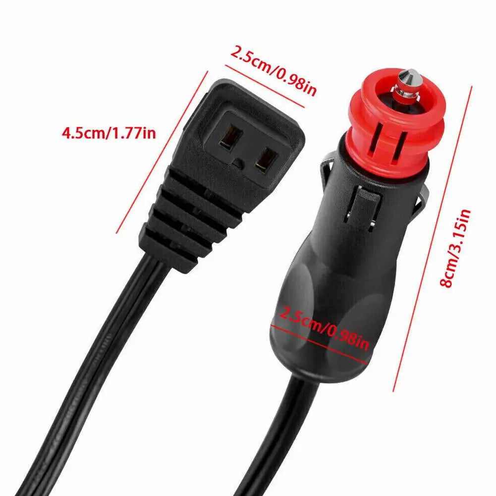 DC Cable Connector 2M 12V  Mini Fridge Connection Lead Wire Plug for WAECO Compressor Refrigerators