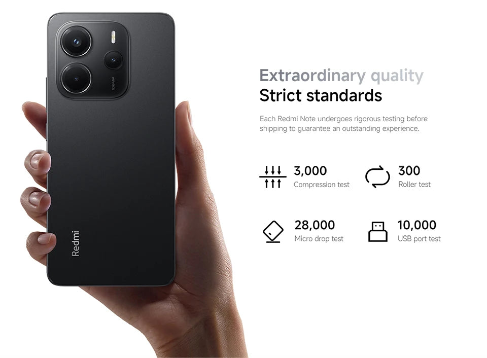 New Global Version Xiaomi Redmi Note 14 Smartphone 128GB / 256GB ROM MediaTek Helio G99-Ultra 33W120Hz AMOLED 108MP 5500mAh