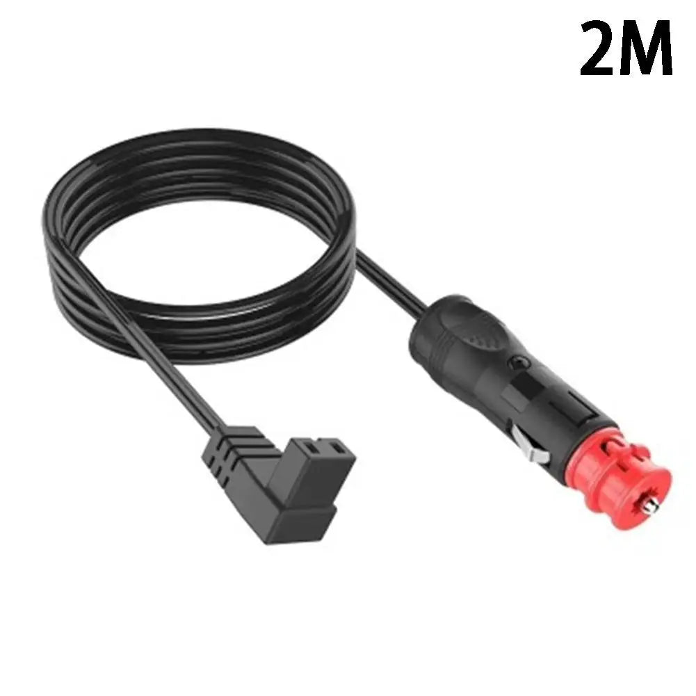 DC Cable Connector 2M 12V  Mini Fridge Connection Lead Wire Plug for WAECO Compressor Refrigerators