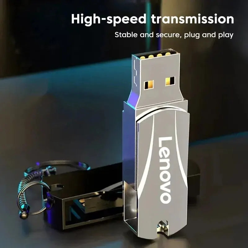 Lenovo USB 3.0 16TB Cle USB Flash Drive High Speed 8T Pen Drive Waterproof Pen Drive USB Memory Computer Accessories for Ps4/p