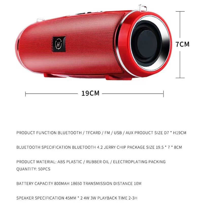 2025 NEW Xiaomi High Quality High-power Bluetooth Speaker Portable Bass Outdoor Wireless Audio 3D Surround 200W Bluetooth