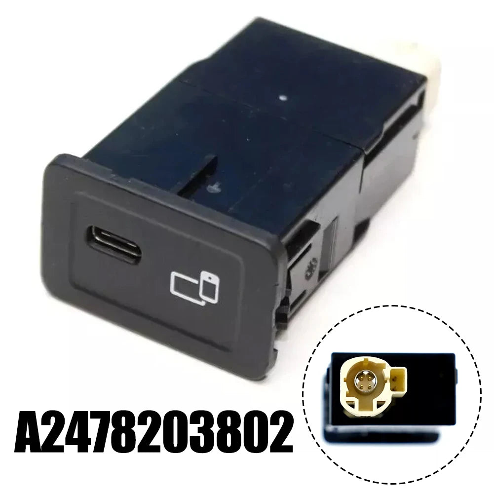 Car USB Interface A2478203802 For Mercedes For A For GLA For B For GLB Interior Parts Replacement Installation