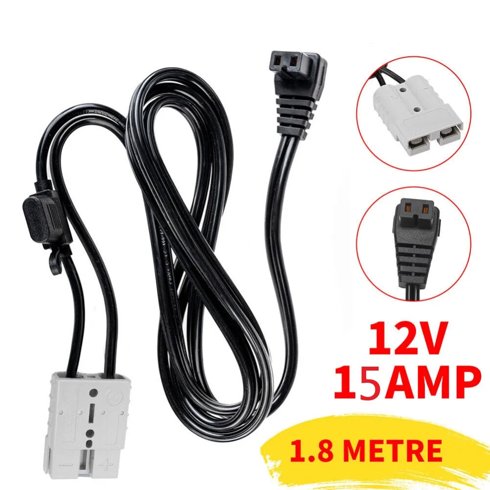 10A Cable With Plug For Anderson Plug Power Cord Set 50A 2 Pin Plug Refrigerator Charging Cable 10A 12V Lead Extension Cord