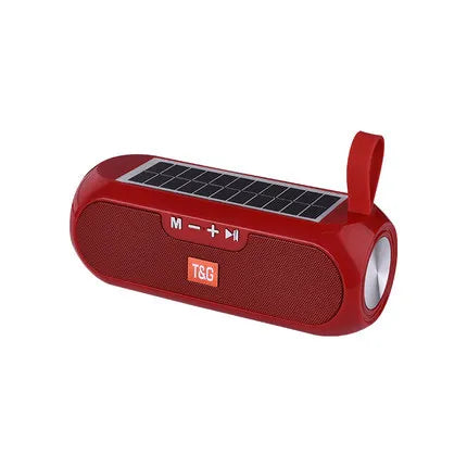 Solar Radio FM Outdoor Portable Wireless Bluetooth Speaker Music Sound Box Subwoofer Bass Aux PC TV Computer TV Hifi Stereo Mp3