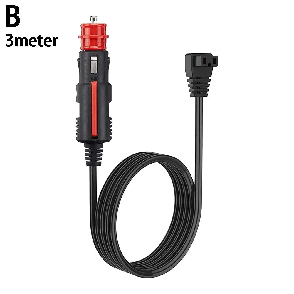 2m 4m For Car Refrigerator Warmer Extension Power Cable 12A Car Fridge Cigarette Cable Cooler Charging Replacement Line