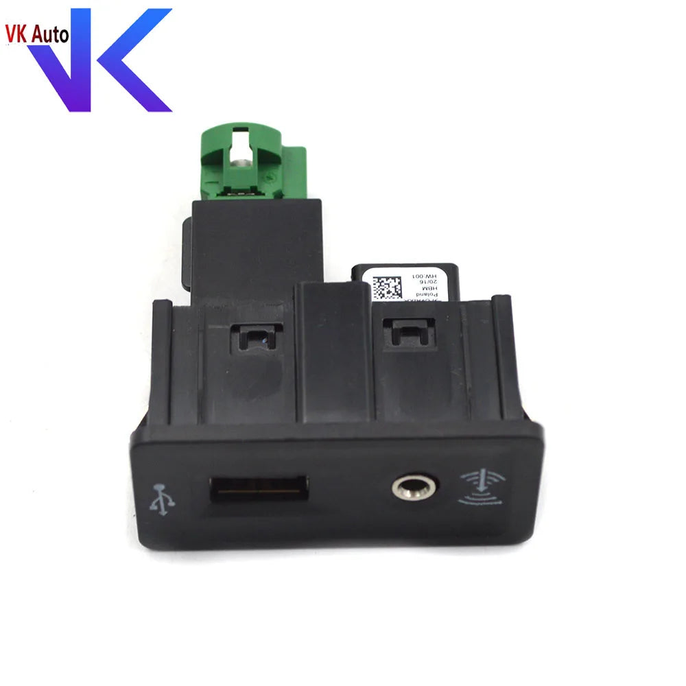 For VW Golf 7 MK7 VII For Passat B8 CarPlay Media USB AUX Switch MIB2 MDI USB AMI Adapter Plug Socket 5Q0035726E 5Q0 035 726 E