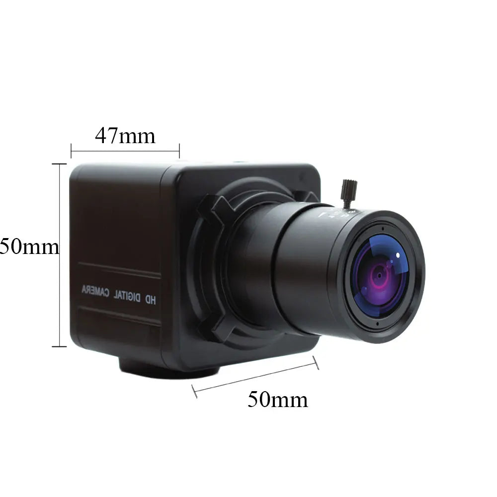 WGWK 4K CMOS POE Digital Live Stream Camera 3/4/5/8MP HD Security Protection Webcam Industrial 2.1/5-100mm Manual Varifocal Lens