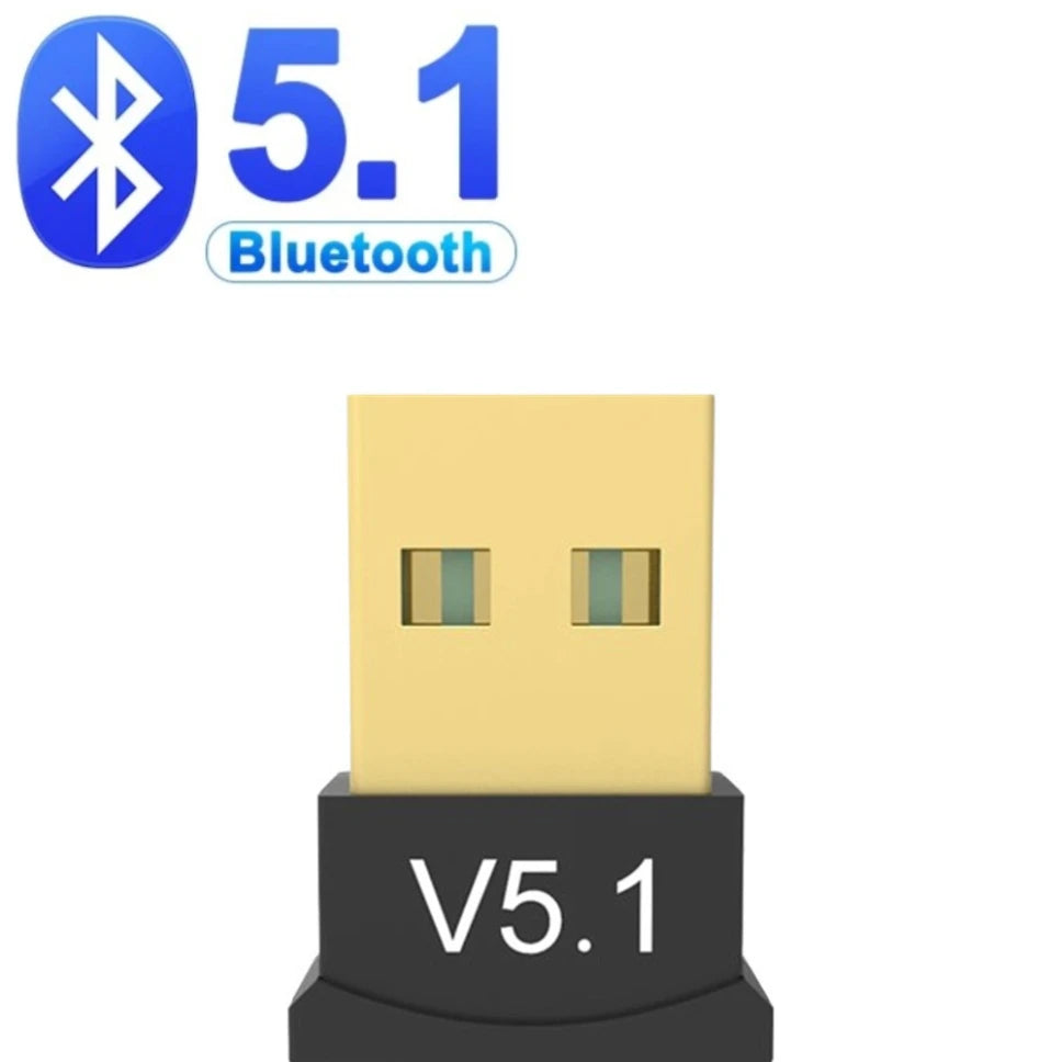 USB Bluetooth 5.3 Adapter Wireless Bluetooth 5.1 Dongle Adapter for PC Laptop Wireless Speaker Audio Receiver USB Transmitter