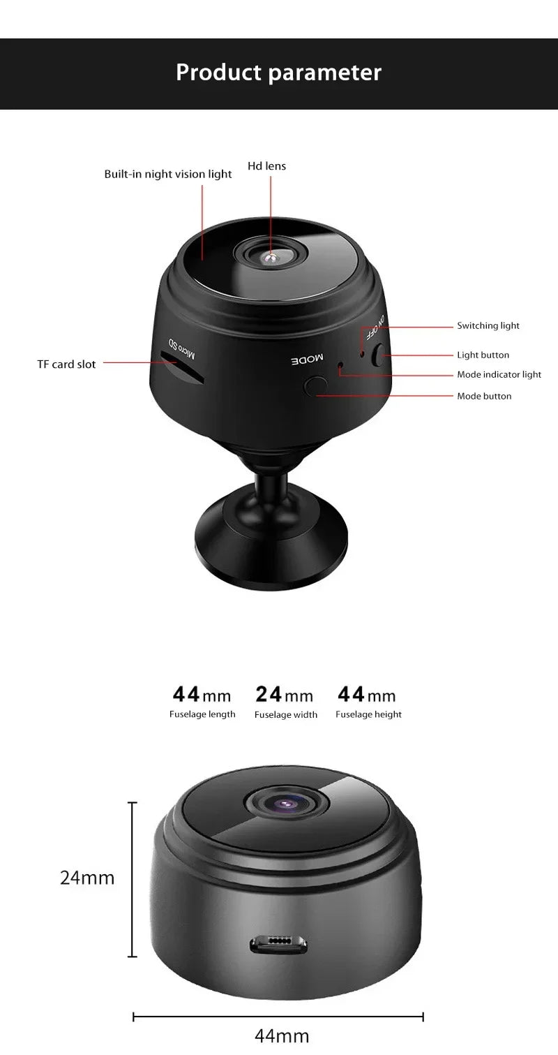 Xiaomi A9 Mini Camera Wifi 1080P HD Wireless Security Monitor For Home Night Version Protection Remote Intelligent Camcorder New