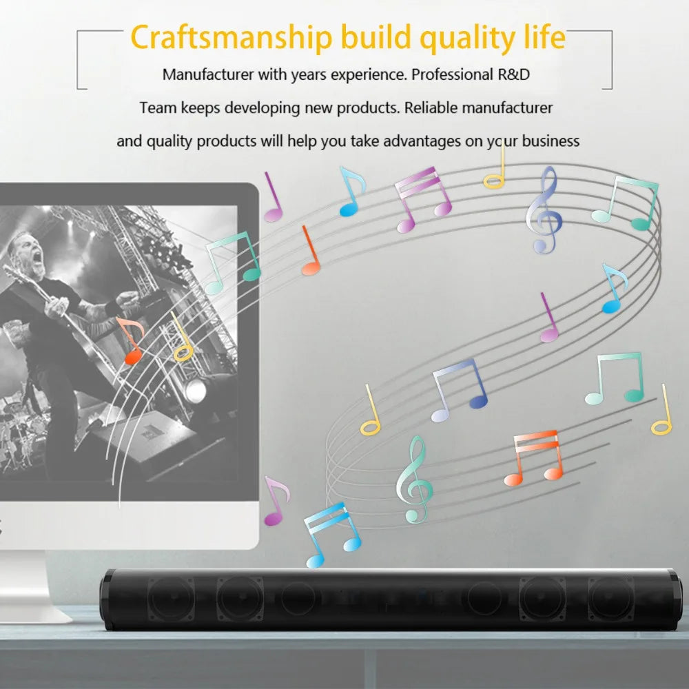 Wireless Bluetooth Sound bar Speaker System Super Power Speaker Surround Stereo Home Theater TV Projector BS-10 BS-28A BS-28B