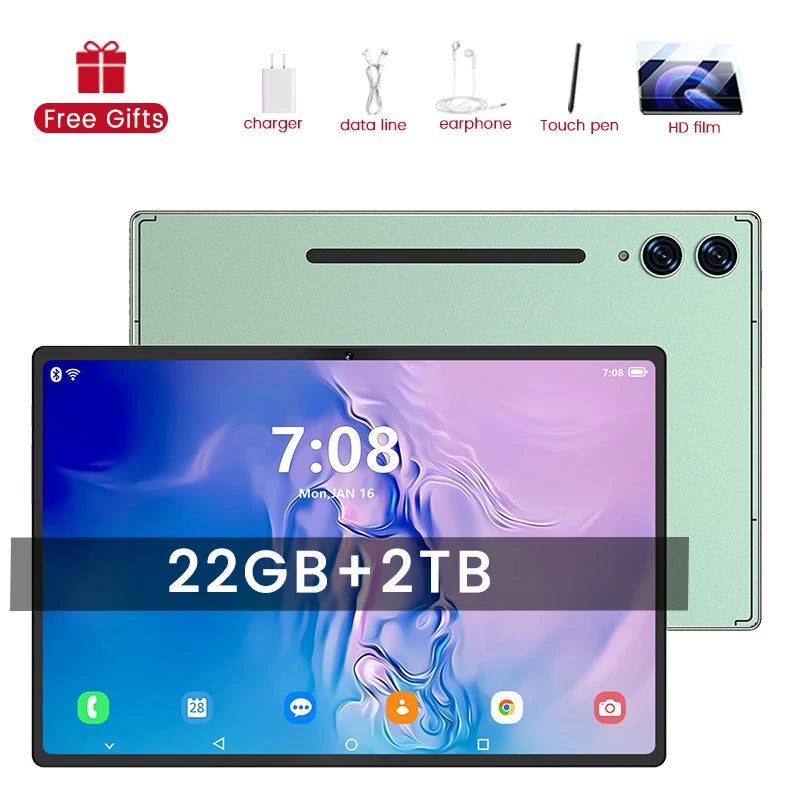 NEW Xioami Tablet Pad 9 Pro Android 15 22GB+2TB 10.1 inch Tablet PC 5G Dual SIM Card Global Version Tab 10000mAh Google Tablette