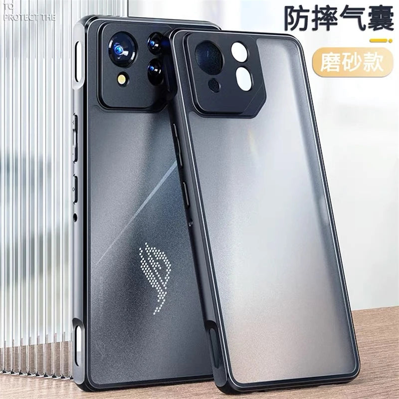 Case For ASUS ROG Phone 9 Pro Case Matte Transparent Back Cover For ROG 9 9Pro Phone9Pro 5G Protect Shell Shockproof Bumper