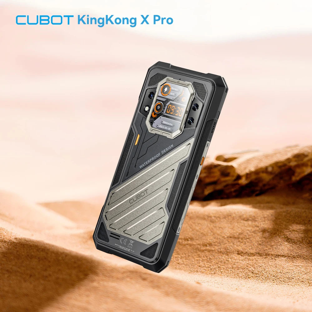 CUBOT KINGKONG X PRO Rugged 5G Smartphone MTK Dimensity 8200 144Hz 6.72"Screen 10200mAh 24GB/48GB RAM+256GB ROM 100MP Camera NFC