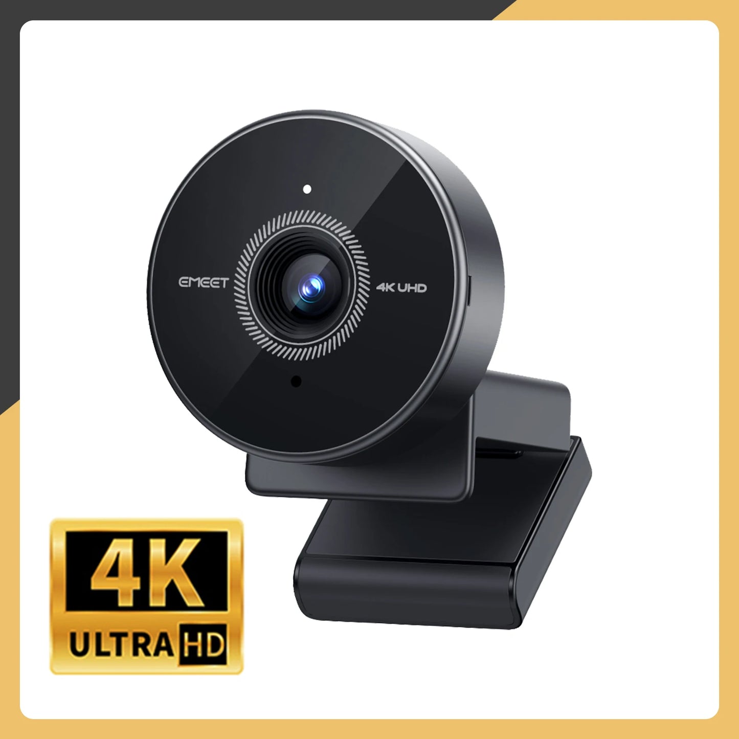 Webcam 4K Web Camera 1080P 60fps with Microphone Mini USB Camera for Computer/ Desktop / Laptop EMEET Webcam