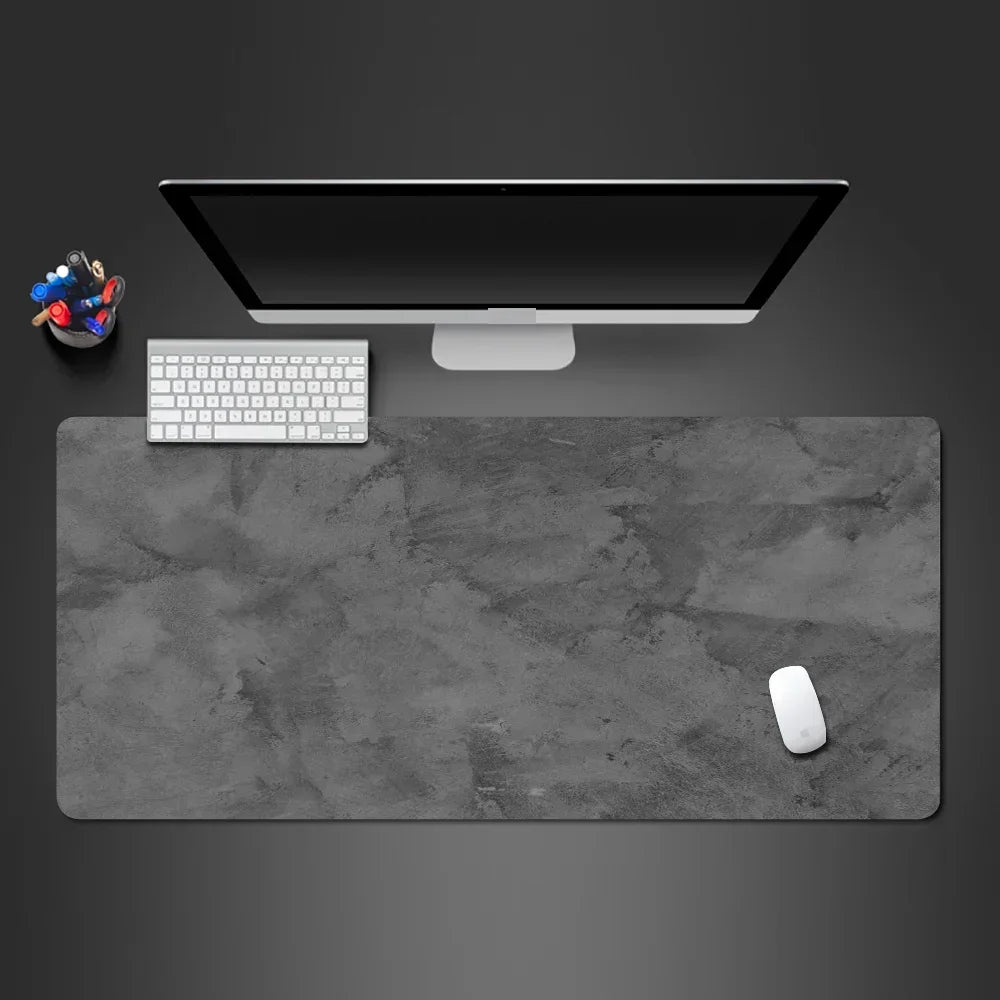 Gray mouse pad 900x400mm overlocked mousepad xxl desktop keyboard table pad gray series game desk mat computer accessories