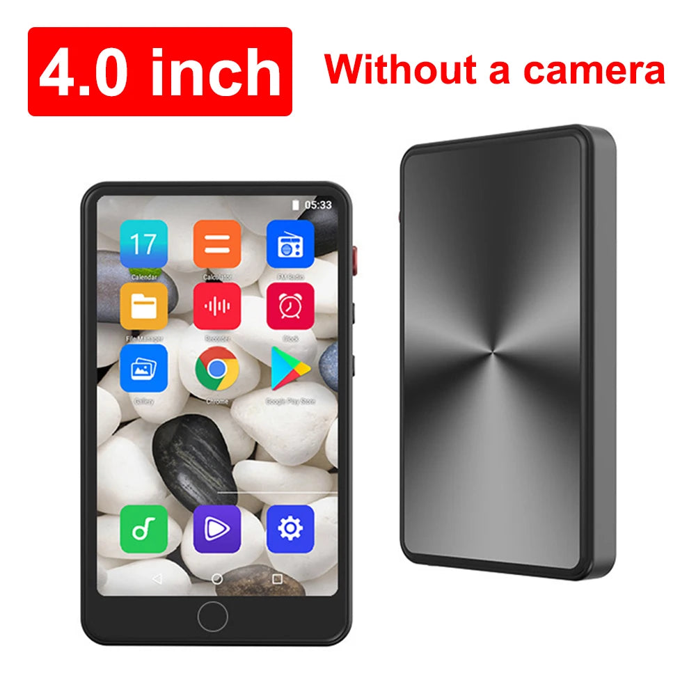 BT 5.0 Wifi MP4 Player 4/5inch Touch with Bluetooth and WiFi MP3 Music Players With Cam Built-in speaker Supports Android 8.1