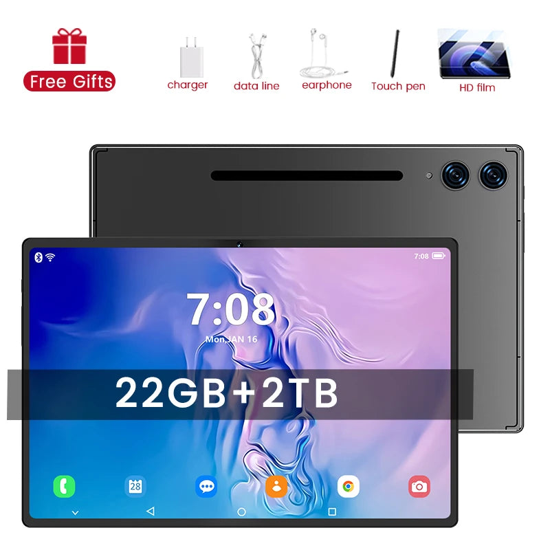 NEW Xioami Tablet Pad 9 Pro Android 15 22GB+2TB 10.1 inch Tablet PC 5G Dual SIM Card Global Version Tab 10000mAh Google Tablette