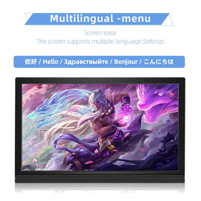 7/8 inch Touch screen Portable Display HD small Display Laptop Xbox PS4/5 switch Built-in Speaker Laptop Monitor