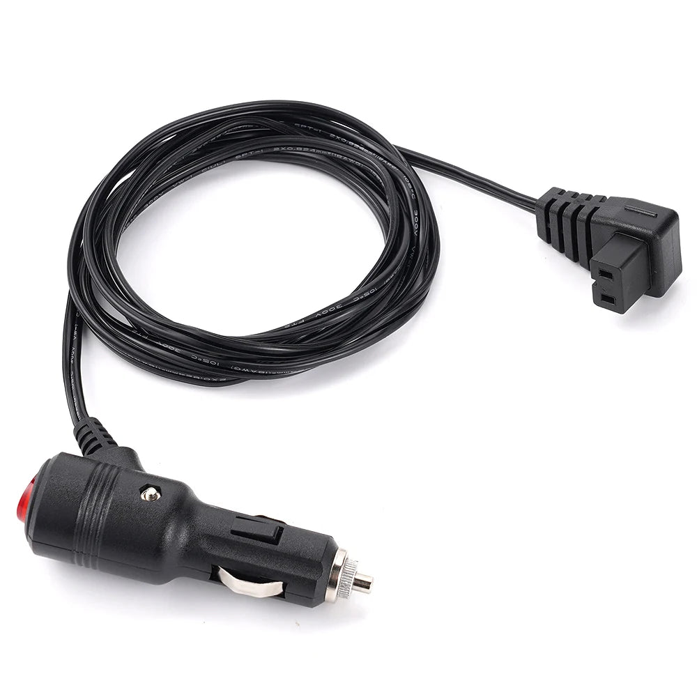 12V/24V 2M 18AWG Car Refrigerator Power Cord Fridge Freezer Extension Cable For Car Cigarette Lighter Adapter Fridge Heater