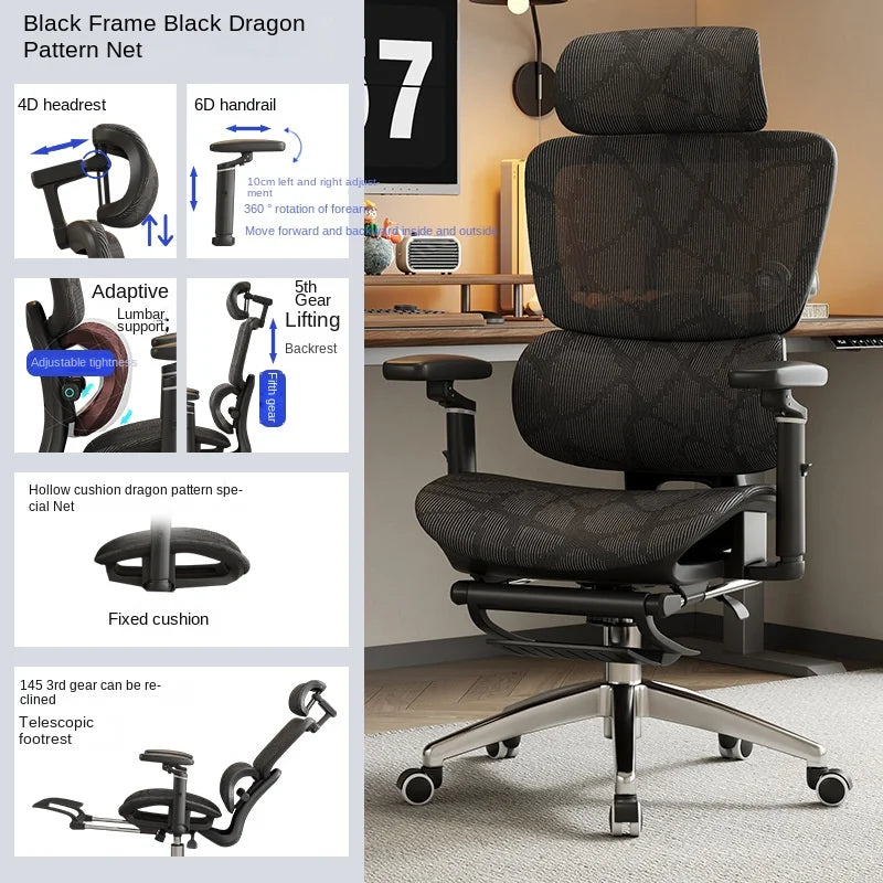 OLEVO Ergonomic Chair Lumbar Computer Chair Home Comfort Sedentary Gaming Chair Reclining Office Chair For Desk chair news