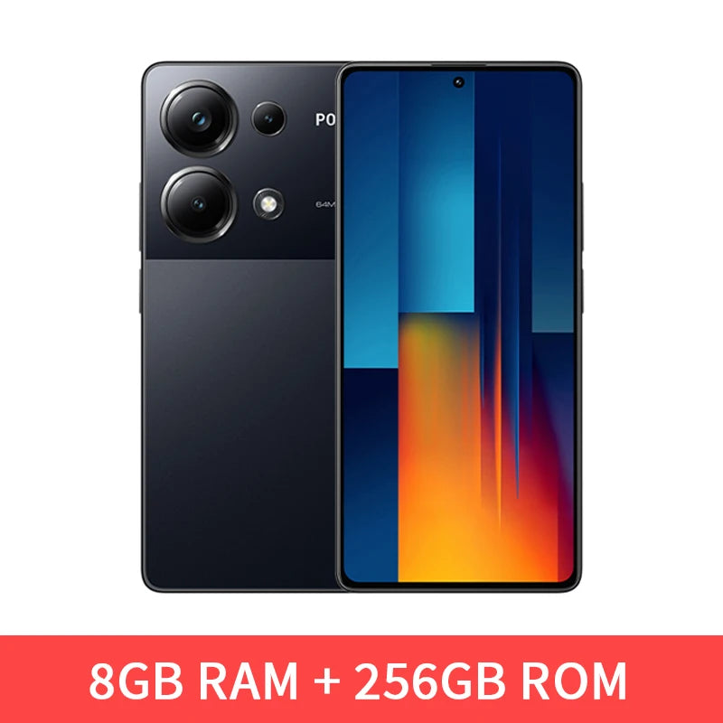 Global Version POCO M6 Pro 256GB/512GB Smartphone 120Hz AMOLED Display 64MP Triple Camera 67W Turbo Charging MTK Helio G99-Ultra