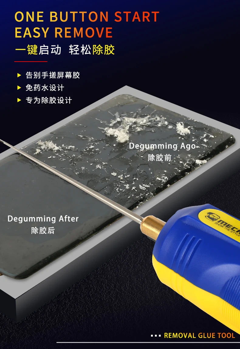 MECHANIC IR14/IR13/IR10 PRO Electric OCA Glue Remover Tool With Green Dust Display Lamp LED Display For Screen Remover Glue