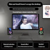 USB wired computer speaker, bass stereo speaker, color RGB light, laptop, smartphone, MP3 player