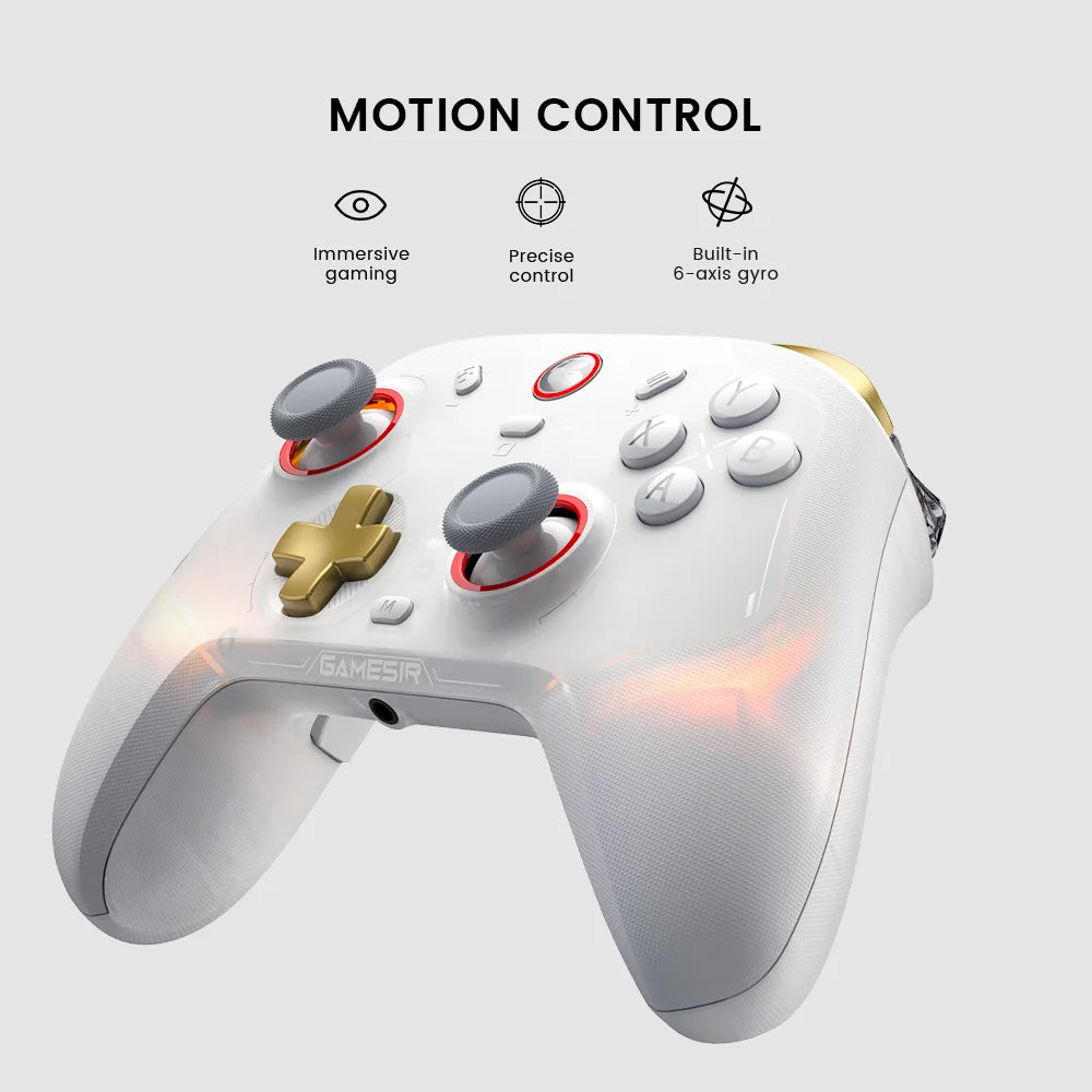 GameSir Cyclone 2 Wireless Switch Controller Bluetooth Gamepad with Hall Effect for Nintendo Switch iPhone Android Phone