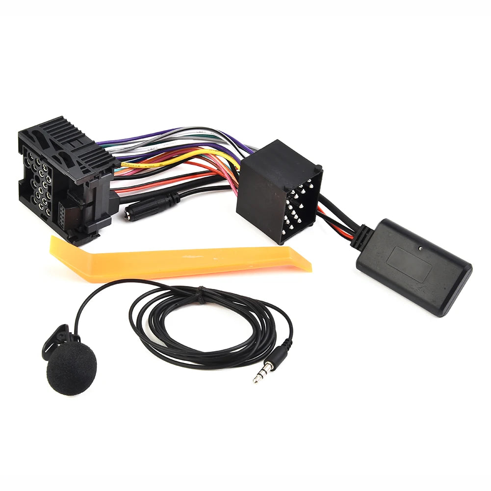 5908 Bluetooth-compatible Adapter With Microphone CD Cable For BMW E46 3 Series 320i, 320ci, 320cic, 323i, 323ci AUX IN  5-12V