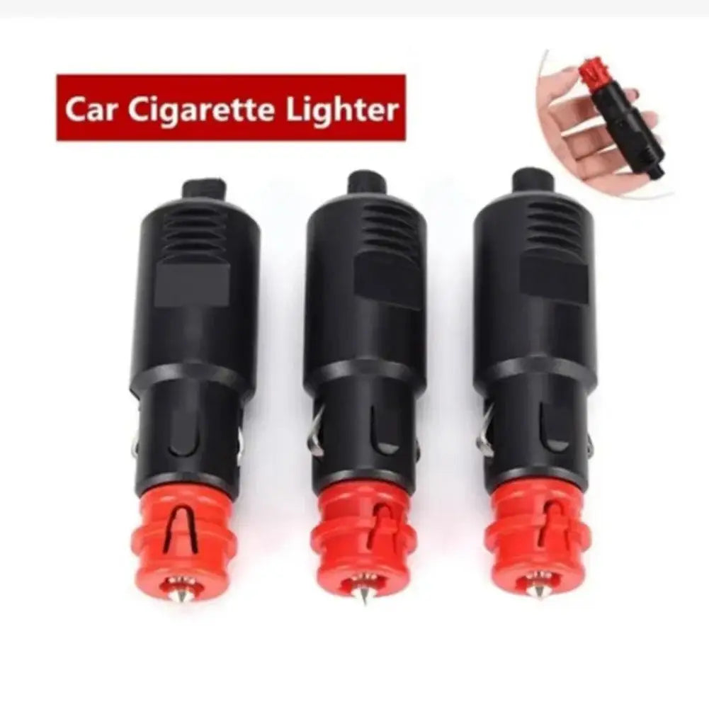 Car Lighter Adaptor Plug Socket Power 8A Fuse Connect 12V Universal 12V-24V For 0.83"lighter Car Cigarette Accessories