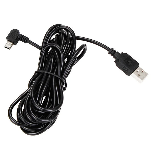 3.5M Micro car dash cam charging cable 3.5m Mini GPS Navigator Transfer Power Plug cable Car Micro Mini  Charging Power Cord