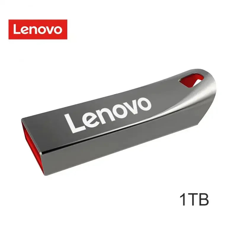 Lenovo 3.0 Pen Drive Metal High Speed Flash Drive 2TB1TB 512GB USB Memory Stick Pen Drive 128GB Suitable for PC/Laptop/PS4 Contr