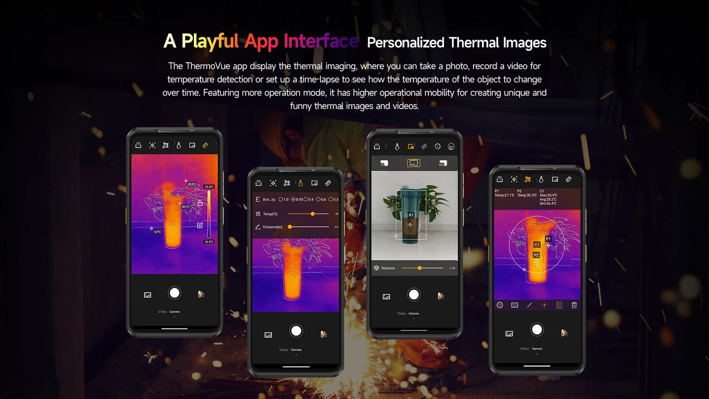 【World Premiere】Ulefone Armor 25T 4G Thermal Imaging Rugged Phone Android 14 33W 50MP+64MP NFC Waterproof Smartphone Global