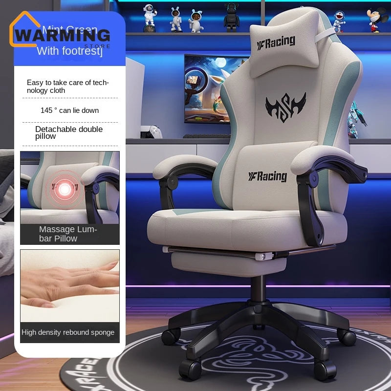 Warming Gaming Chair Couch Computer Chair Comfortable Sedentary Reclining Office Chair Fotel Gamingowy Chaise De Bureaux