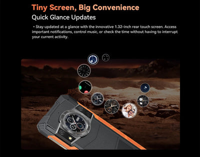Cubot KingKong ACE 3, smartphone android 14, 24GB RAM(8GB+16GB), 256GB ROM, 90Hz Screen,Dual Screen, 100MP Camera, Add to Cart