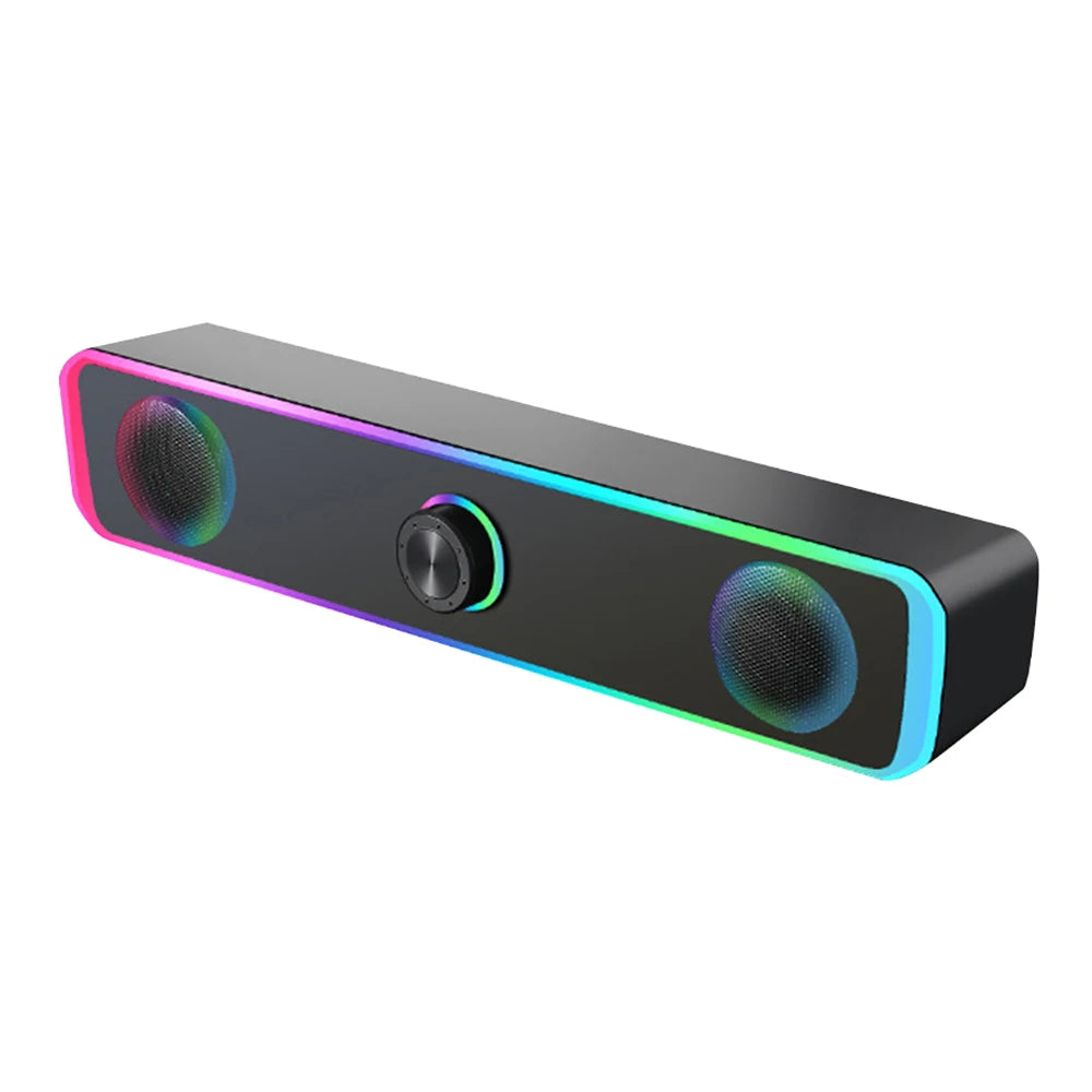 3W*2 Bluetooth Speaker 4D Stereo Surround Speakers Mini Subwoofer Sound Bar For Laptop PC Computer USB DC 5V