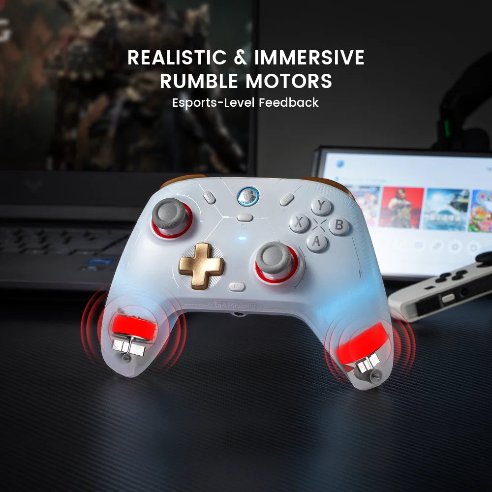 GameSir Cyclone 2 Wireless Switch Controller Bluetooth Gamepad with Hall Effect for Nintendo Switch iPhone Android Phone