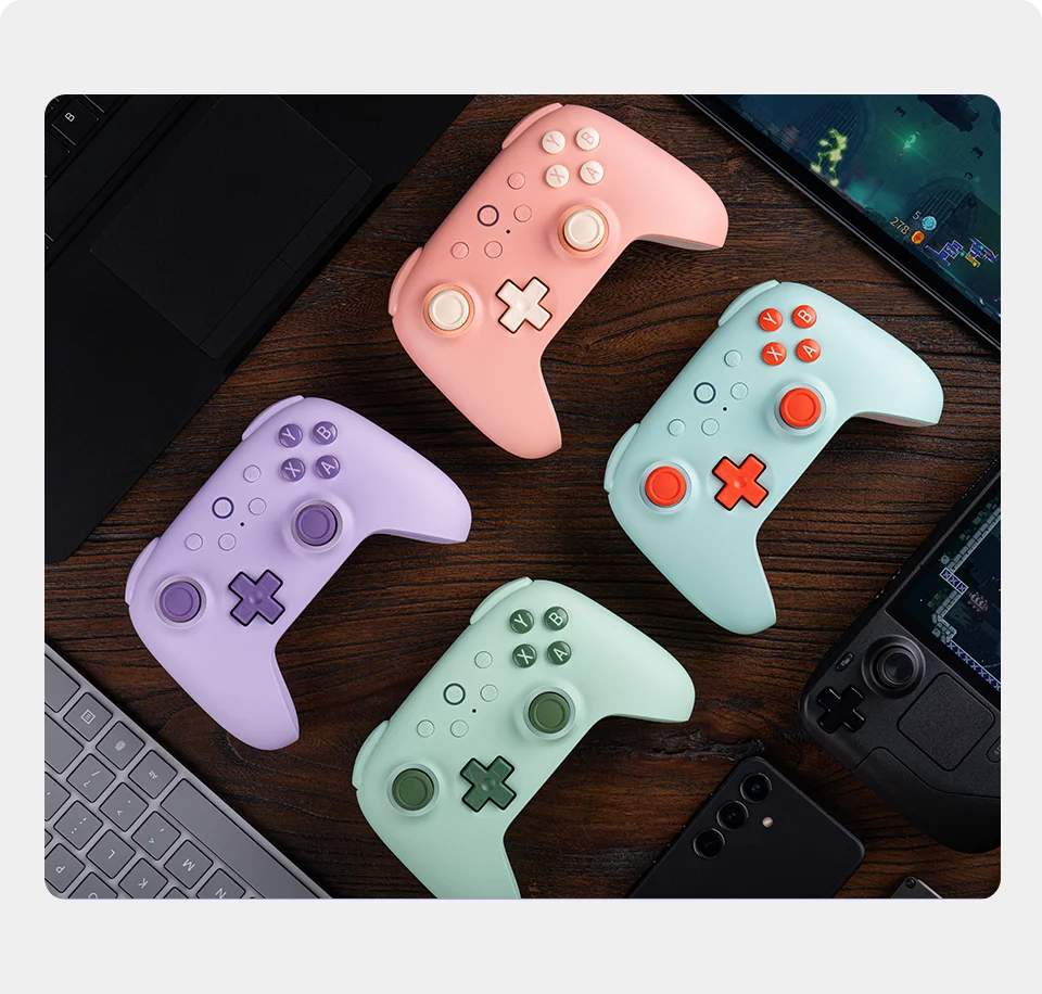 8BitDo New Ultimate 2C Wireless Gaming Controller for PC, Windows 10, 11, Steam Deck, Raspberry Pi, Android Gamepad Accessories