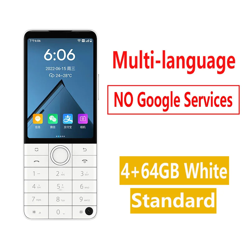 New Qin F22 Pro Smart Touch ScreenPhone Wifi 5G+3.5 Inch 4GB 64GB Add Google Store Android QinGlobal Version Mobile Phone