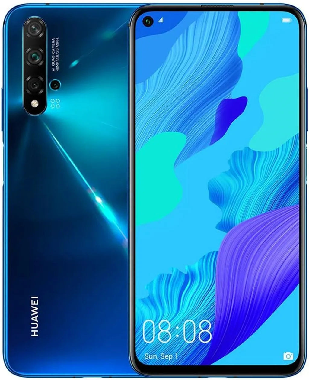 Global HUAWEI Nova 5T,Smartphone Android,Google Play Store,6.26 inch,128GB/256GB ROM,Mobile phone,48MP,4G Network,Cellphone