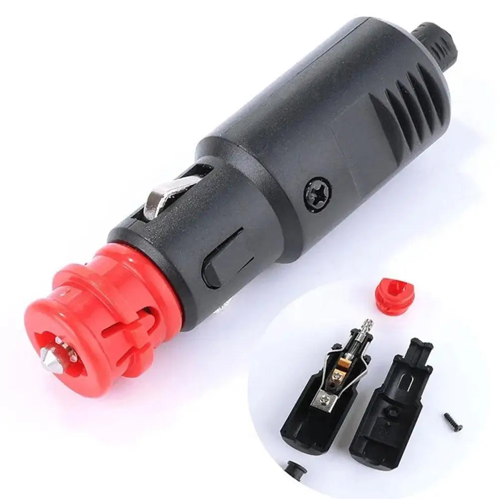 Car Lighter Adaptor Plug Socket Power 8A Fuse Connect 12V Universal 12V-24V For 0.83"lighter Car Cigarette Accessories