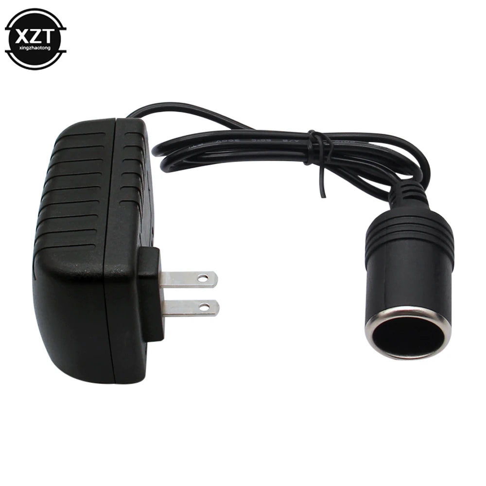 NEWEST AC 220V to DC 12V 2A Adapter Power Supply Cigarette Lighter 24W Converter Inverter Home Car Charger US/EU/UK/AU Socket