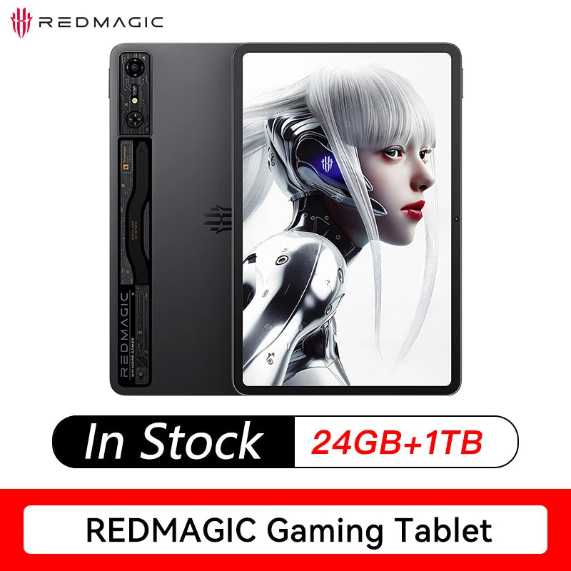 Original Redmagic  Gaming Tablet Pad 10.9" Snapdragon 8 Gen 3 Leading Version 10100mAh include the Charge 50MP