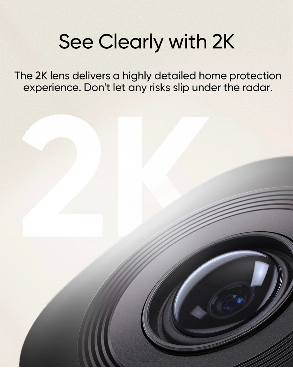 eufy Security Indoor Cam C220 2K Resolution Security Camera with 360° PTZ Plug-In Security Indoor Camera with Wi-Fi Human