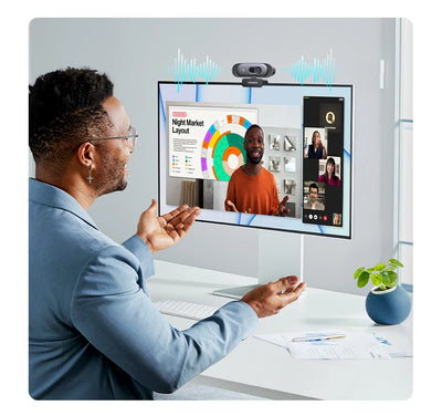 UGREEN USB Webcam 2K HD Mini Webcam For Laptop Computer Web Camera Dual Microphones for Youtube Zoom Video Calling 2K USB webcam