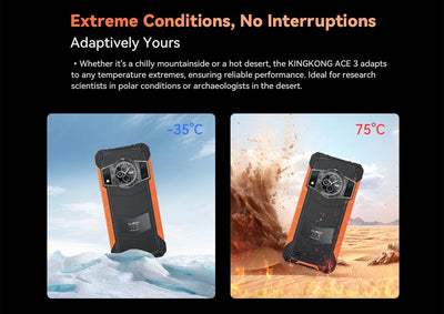 Cubot KingKong ACE 3, smartphone android 14, 24GB RAM(8GB+16GB), 256GB ROM, 90Hz Screen,Dual Screen, 100MP Camera, Add to Cart